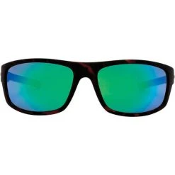 Sunnies Stingray Flathead Polarised Sunglasses Brown With Green Lens