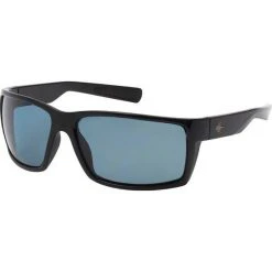 Sunnies Stingray Cobia Polarised Sunglasses Black With Smoke Lens