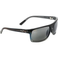 Sunnies Maui Jim Men's Byron Bay Sunglasses Matte Black With Grey Lens