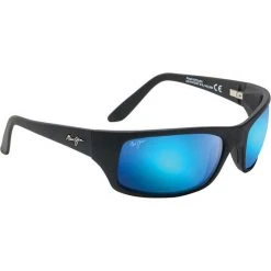 Sunnies Maui Jim Men's Peahi Sunglasses With Grey Lens
