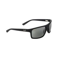 Sunnies Maui Jim Men's Byron Bay Sunglasses Black With Grey Lens