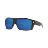 Sunnies Costa Diego Men's Sunglasses Black With Blue Lens