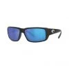 Sunnies Costa Fantail Men's Sunglasses Black With Blue Lens