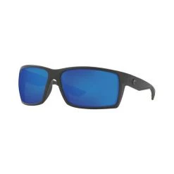 Sunnies Costa Reefton Blackout Men's Sunglasses Black With Blue Lens