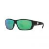 Sunnies Costa Tuna Alley Men's Sunglasses Black With Green Lens