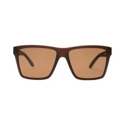 Liive Vision Sunnies Liive X Sabotage Men’s Polarised Sunglasses Matt Brown With Brown Lens