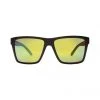 Liive Vision Sunnies Liive X Sabotage Men’s Mirror Polarised Sunglasses Matt Black With Yellow Lens