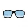 Sunnies LXD Men’s Pacific Mirror Polar Sunglasses Matt Black With Blue Lens